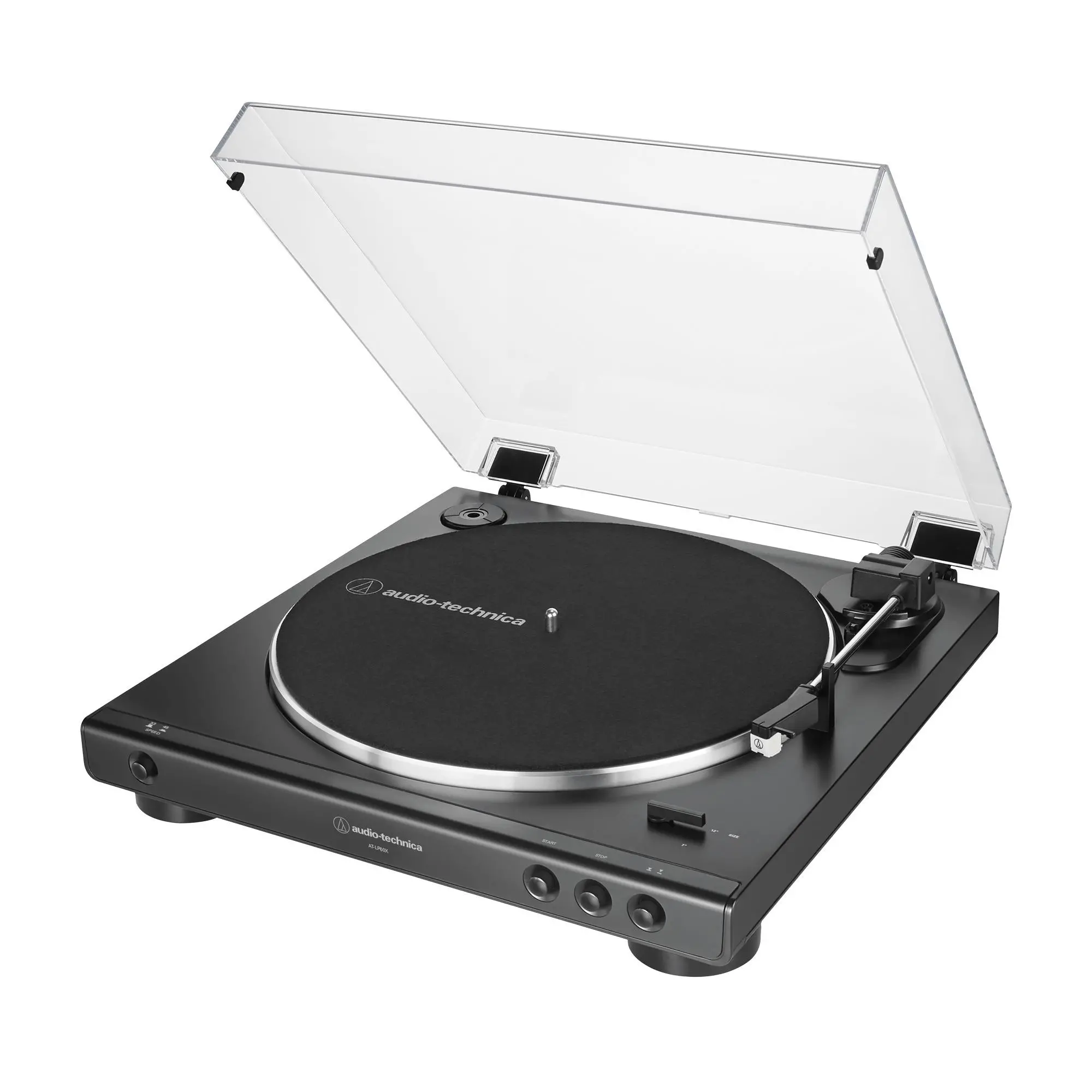 Gramofon Audio-Technica AT-LP60X Automatyczny Napęd paskowy Przedwzmacniacz Czarny