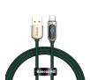 Kabel Baseus USB do USB-C Display, 5A, 1m (zielony)