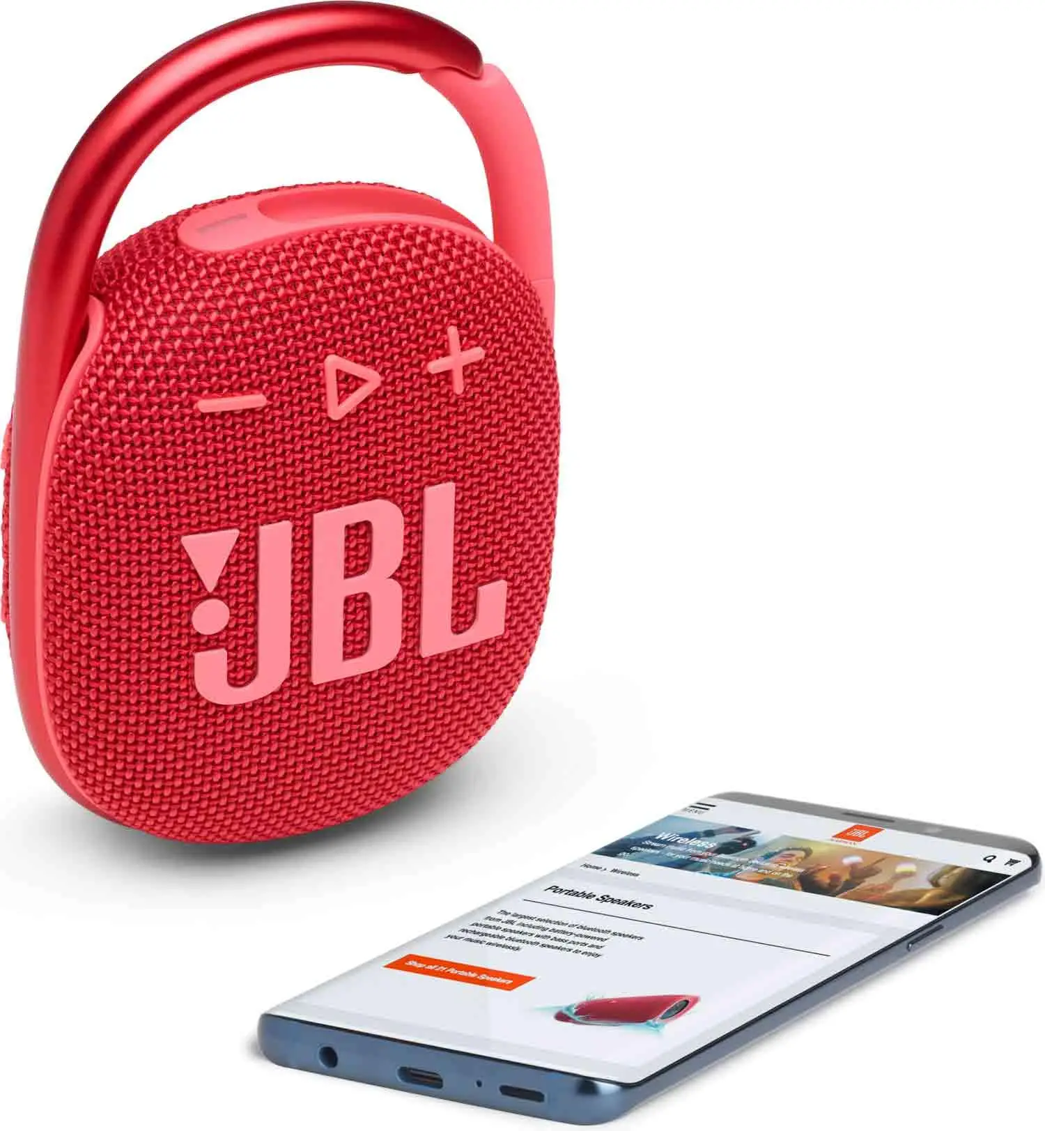 Głośnik Bluetooth JBL Clip 4 5W Czerwony