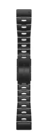 Pasek Garmin tytanowa bransoleta fenix 6X 26mm QuickFit Carbon Gray DLC Titanium Band