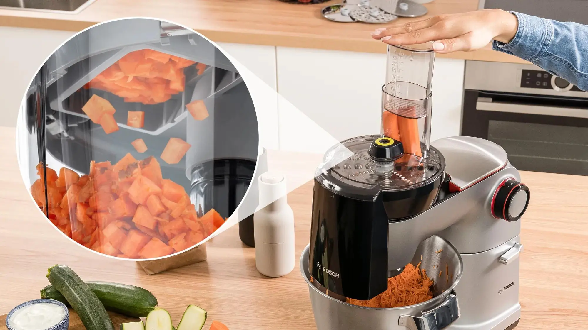 Robot planetarny Bosch OptiMUM MUM9BX5S61 1600W Maszynka do mielenia Przystawka do lodów Rozdrabniacz Blender kielichowy