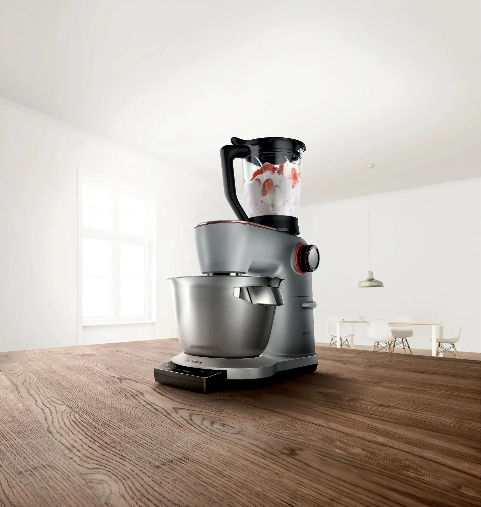 Robot planetarny Bosch OptiMUM MUM9BX5S61 1600W Maszynka do mielenia Przystawka do lodów Rozdrabniacz Blender kielichowy
