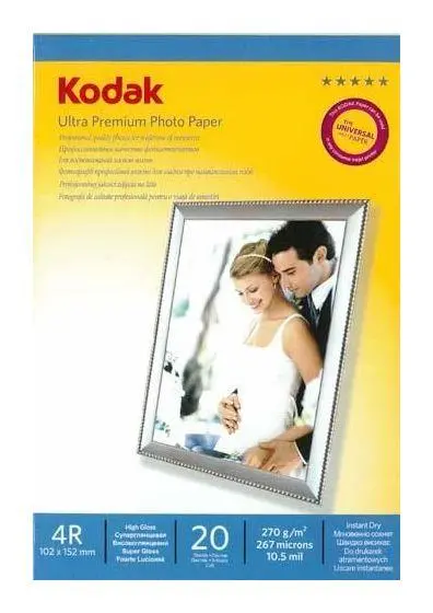 Papier fotograficzny Kodak Papier Foto Ultra Premium 4R 270g 20 Arkuszy