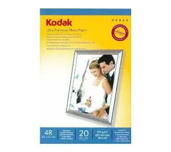 Papier fotograficzny Kodak Papier Foto Ultra Premium 4R 270g 20 Arkuszy