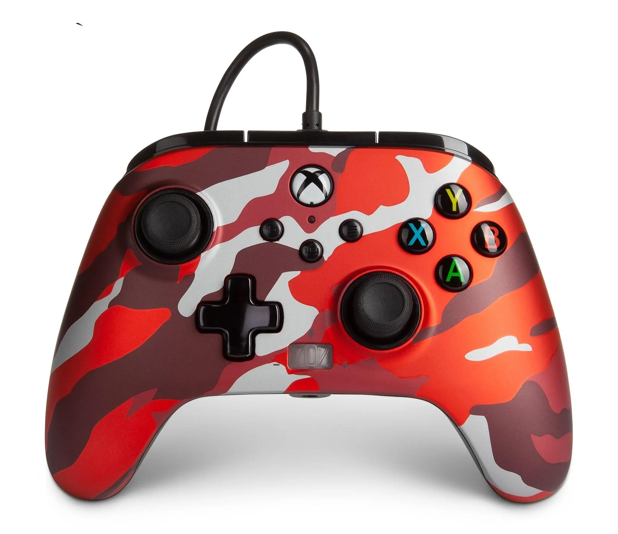 Pad PowerA Enhanced Metallic Red Como do Xbox Series X/S, Xbox One, PC Przewodowy