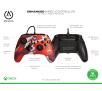 Pad PowerA Enhanced Metallic Red Como do Xbox Series X/S, Xbox One, PC Przewodowy