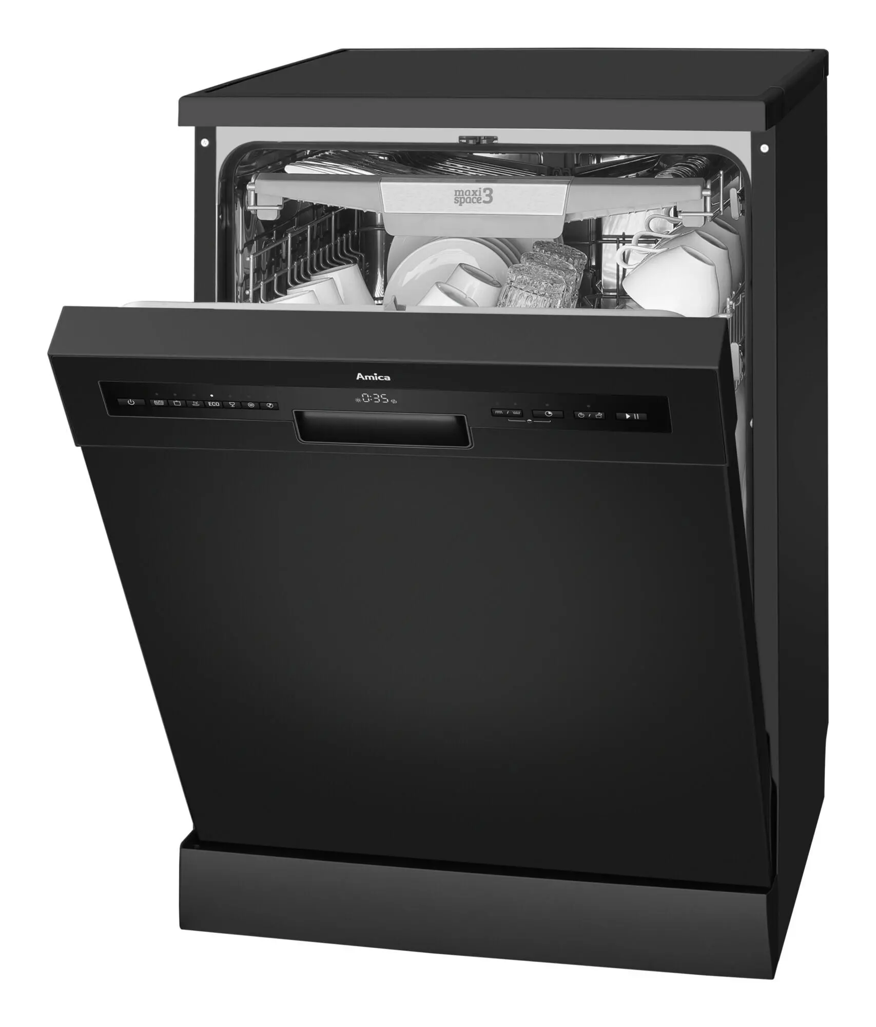 Zmywarka Amica DFM66C8EOiBD 59,8cm Automatyczne otwieranie drzwi Szuflada na sztućce