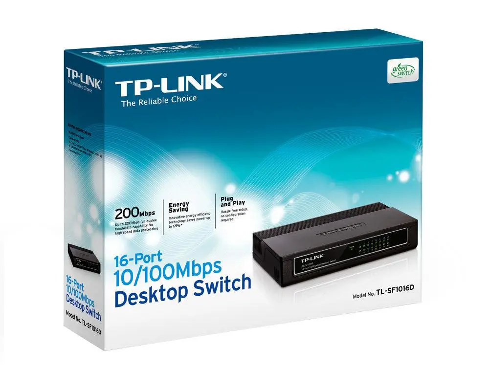Switch TP-LINK TL-SF1016D Czarny