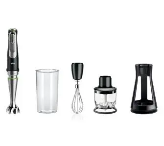 Blender Braun MultiQuick 9 MQ9125XS 1200W Szatkownica Końcówka do ubijania