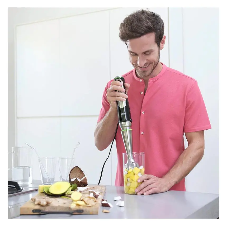 Blender Braun MultiQuick 9 MQ9125XS 1200W Szatkownica Końcówka do ubijania