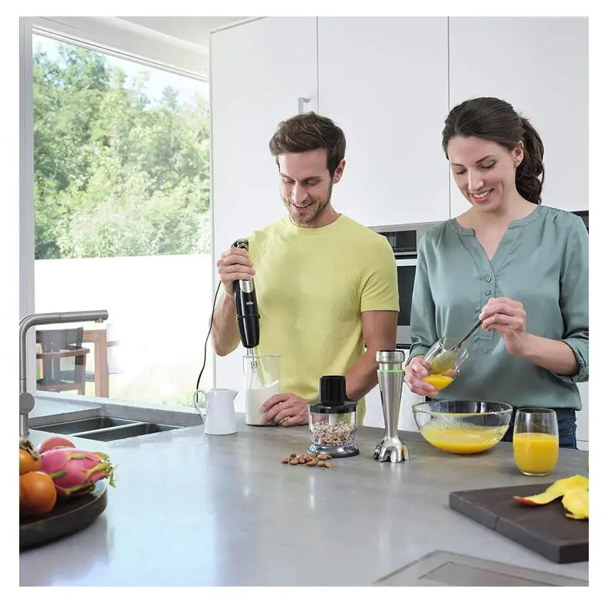 Blender Braun MultiQuick 9 MQ9125XS 1200W Szatkownica Końcówka do ubijania