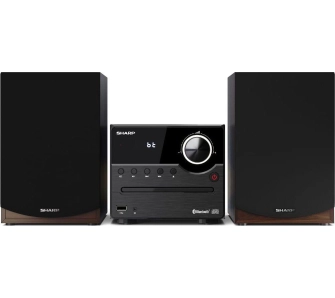 Wieża Sharp XL-B512 BR 15W Bluetooth Radio FM Czarno-brązowy