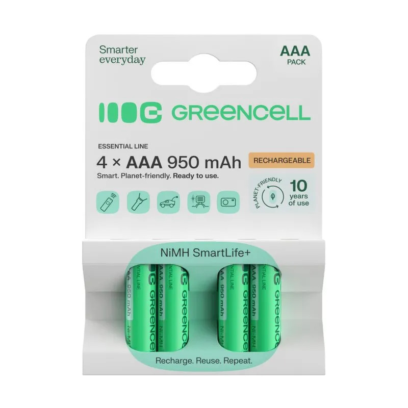 Akumulatorki Green Cell GR03 AAA 950mAh 4szt.
