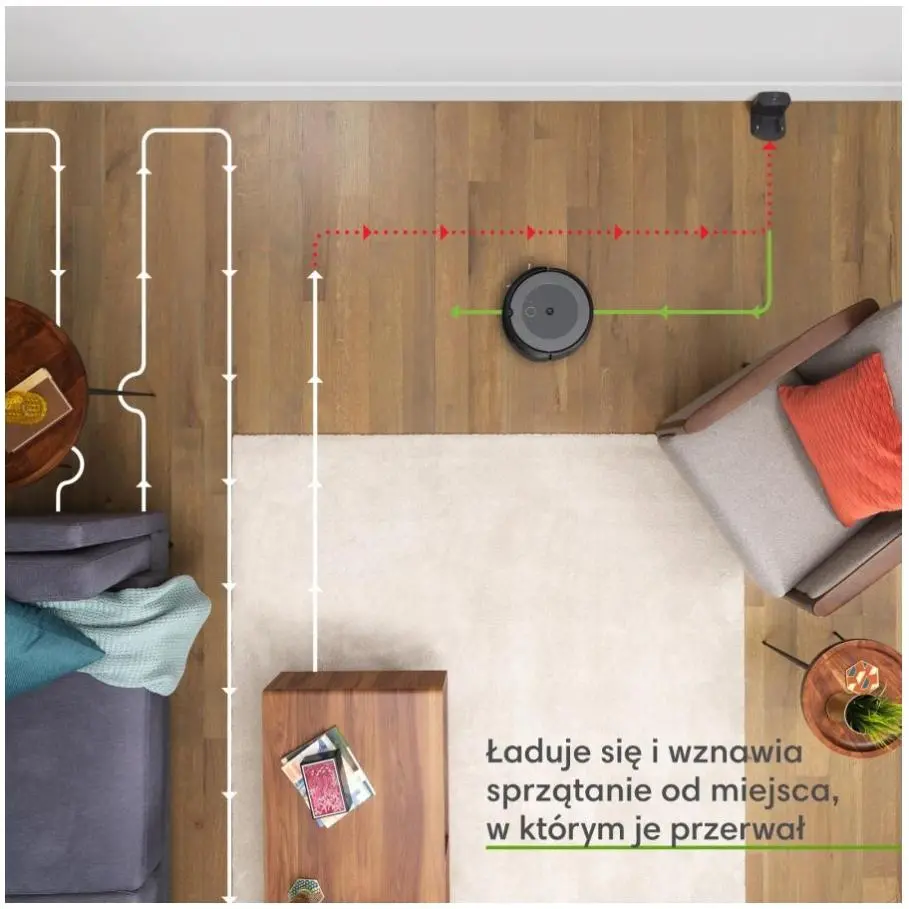 Robot sprzątający iRobot Roomba i3+ Stacja oczyszczająca 70dB