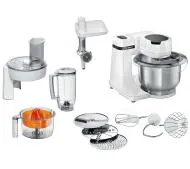 Bosch MUMS2EW40 Wydajność do 2,4kg lekkiego ciasta Kompaktowe wymiary