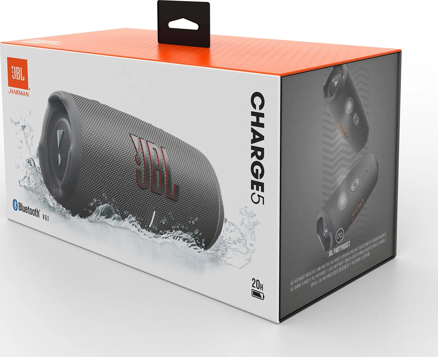 Głośnik Bluetooth JBL Charge 5 40W Szary