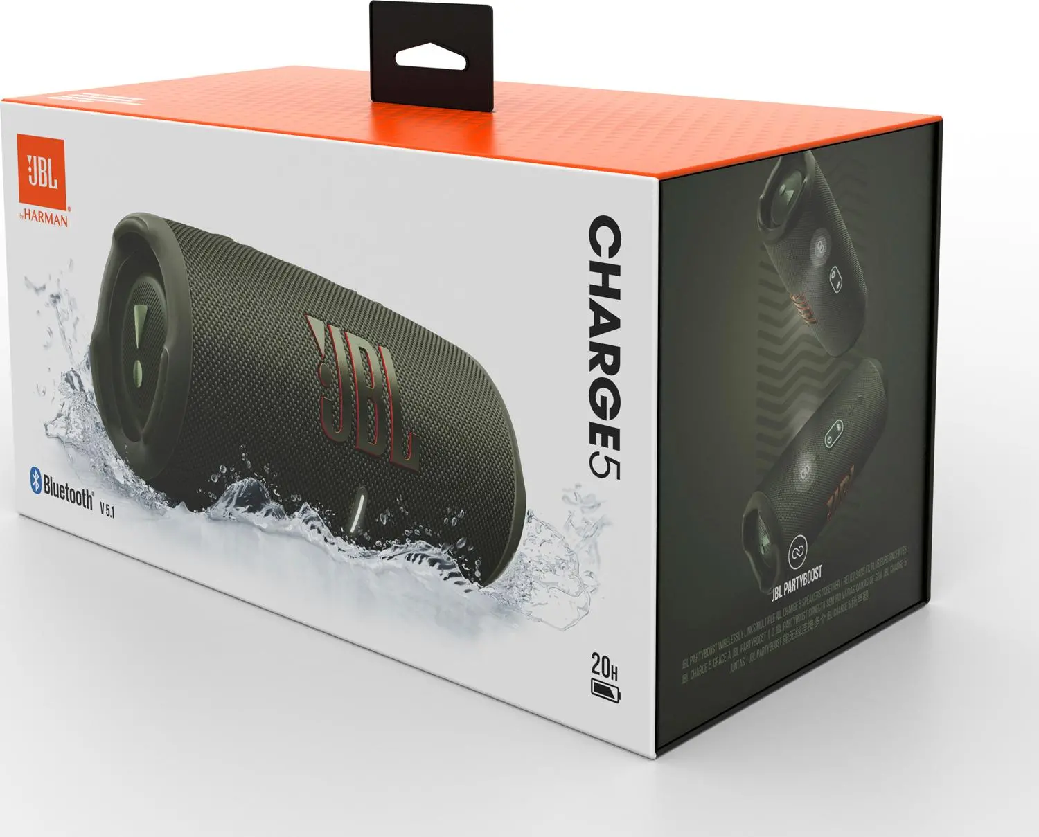 Głośnik Bluetooth JBL Charge 5 40W Zielony