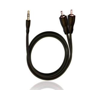 Kabel  audio Oehlbach 84012 kabel jack 3,5 mm - 2x RCA / 0,5m