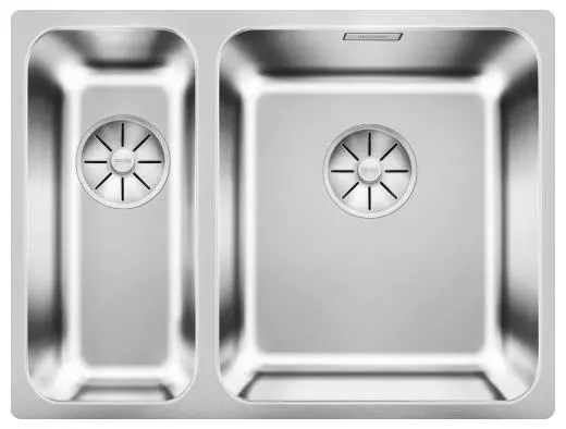 Zlewozmywak Blanco Solis 340/180-U 526128 Stalowy Srebrny