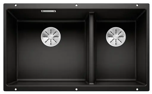 Zlewozmywak Blanco SUBLINE 430/270-U 525991 Komora z lewej strony Granitowy Czarny