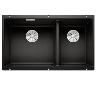 Zlewozmywak Blanco SUBLINE 430/270-U 525991 Komora z lewej strony Granitowy Czarny