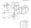 Piekarnik elektryczny parowy Electrolux 700 SteamCrisp EOC8H39WX Termoobieg Termosonda Zdalne sterowanie Czarno-srebrny
