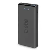 SBS TTBB10000FASTK 10000mAh USB-C + micro USB 10W Czarny