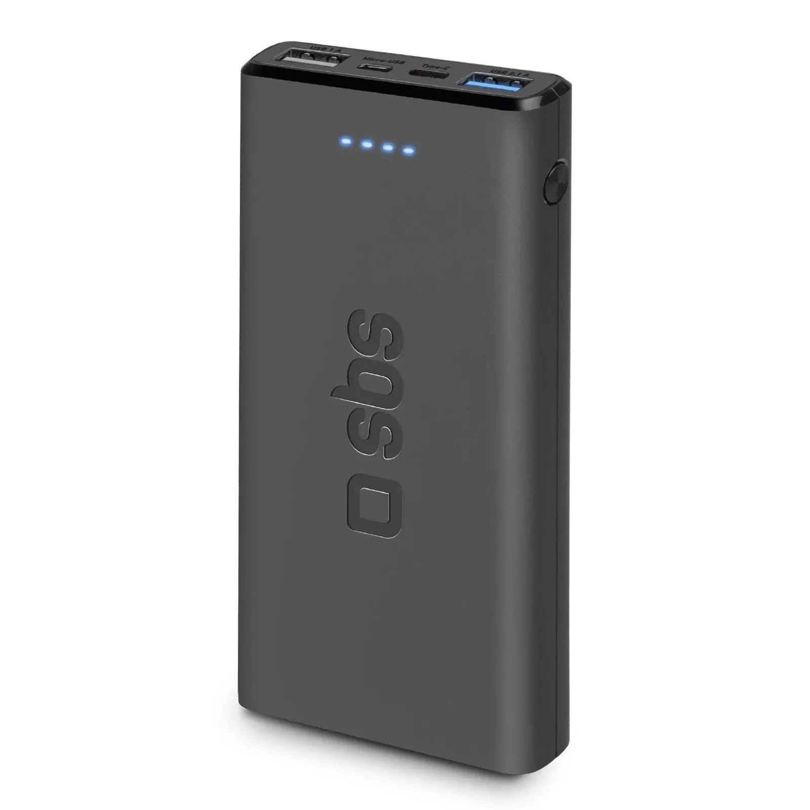 Powerbank SBS TTBB10000FASTK 10000mAh USB-C + micro USB 10W Czarny