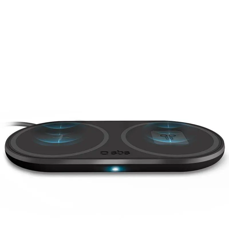 Ładowarka indukcyjna SBS TEWIRE20WDOUB stacja 10 W Czarny