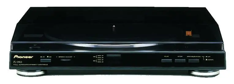 Gramofon Pioneer PL-990 Automatyczny Napęd paskowy Przedwzmacniacz Czarny