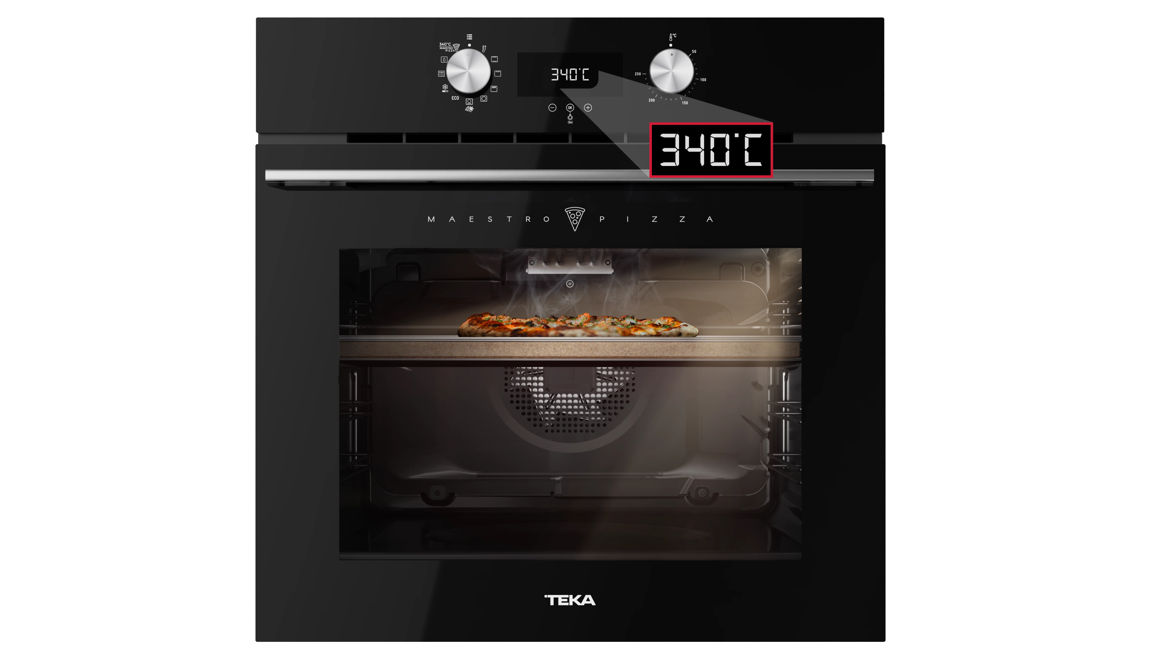 Teka Maestro Pizza HLB 8510 P Termoobieg Czarny