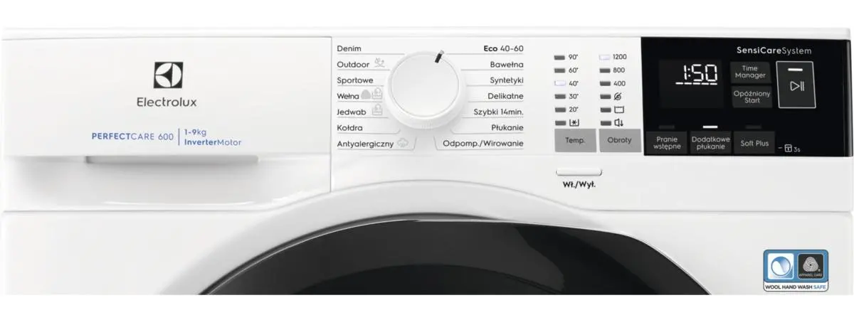 Pralka Electrolux 600 SensiCare EW6F429BP 9kg 1200obr/min