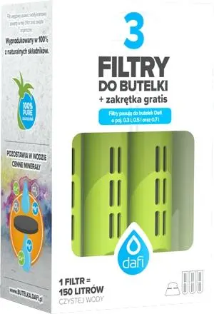Wkład filtrujący Dafi 3szt.