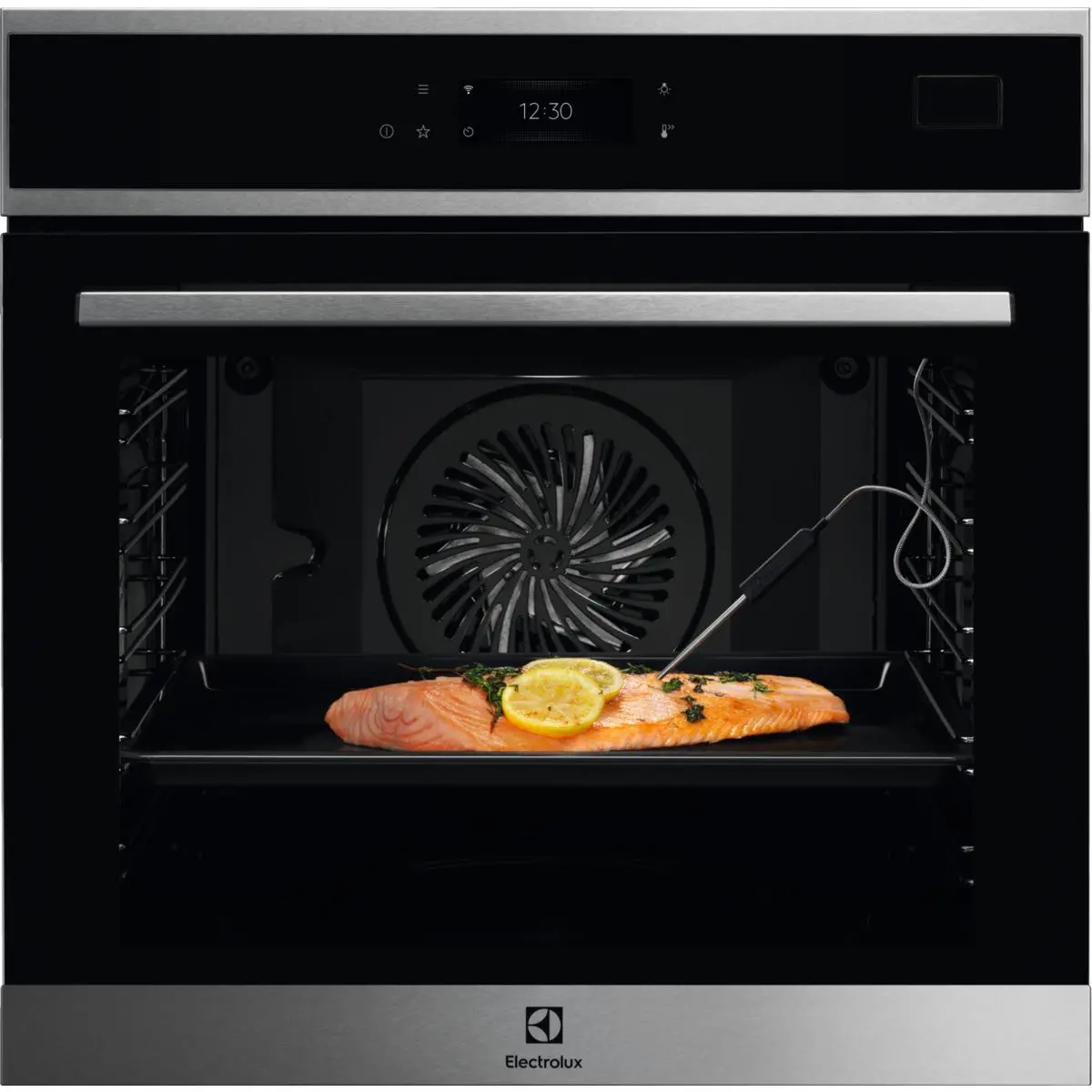Piekarnik elektryczny parowy Electrolux 800 SteamBoost EOB8S39WX Termoobieg Termosonda Zdalne sterowanie Czarny
