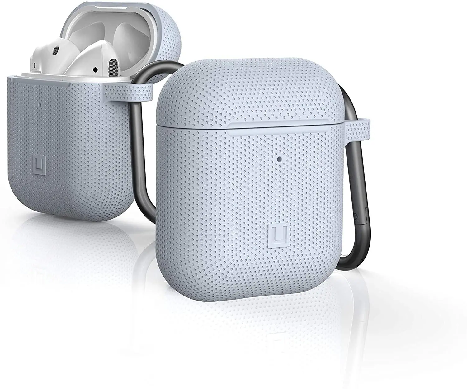 Etui na słuchawki UAG [U] DOT Silicone Case AirPods Gen 1/2 Jasnoniebieski