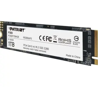 Dysk Patriot P300 1TB M.2 PCIe Gen 3 x4