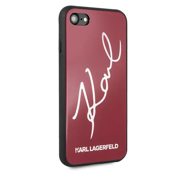 Etui Karl Lagerfeld Glitter Karl Signature KLHCI8DLKSRE do iPhone 7/7/SE 2020