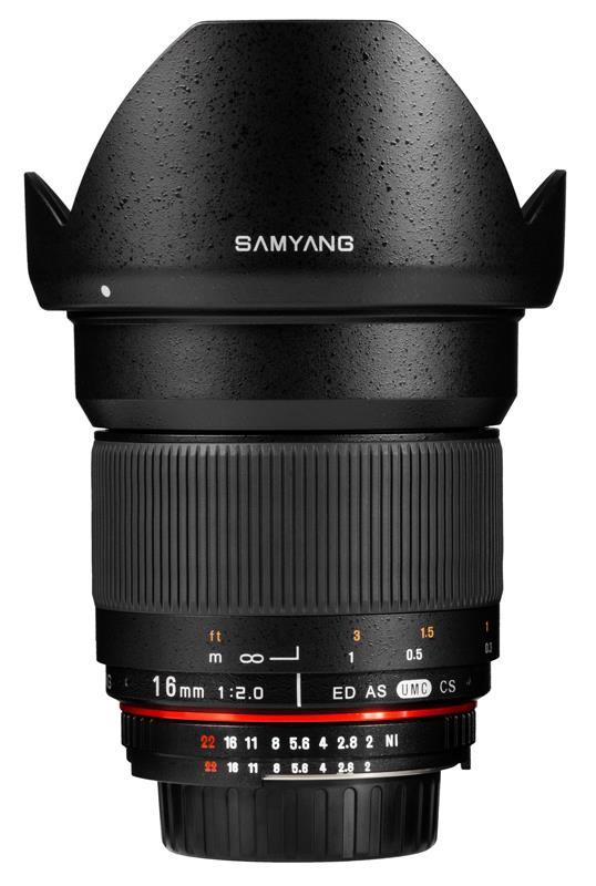 Samyang 16mm f/2.0 ED AS UMC CS SONY E