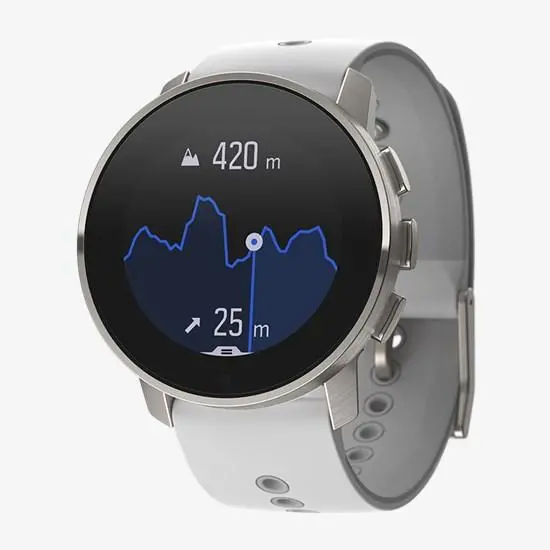 Zegarek sportowy Suunto 9 Peak 43mm GPS Tytanowo-biały