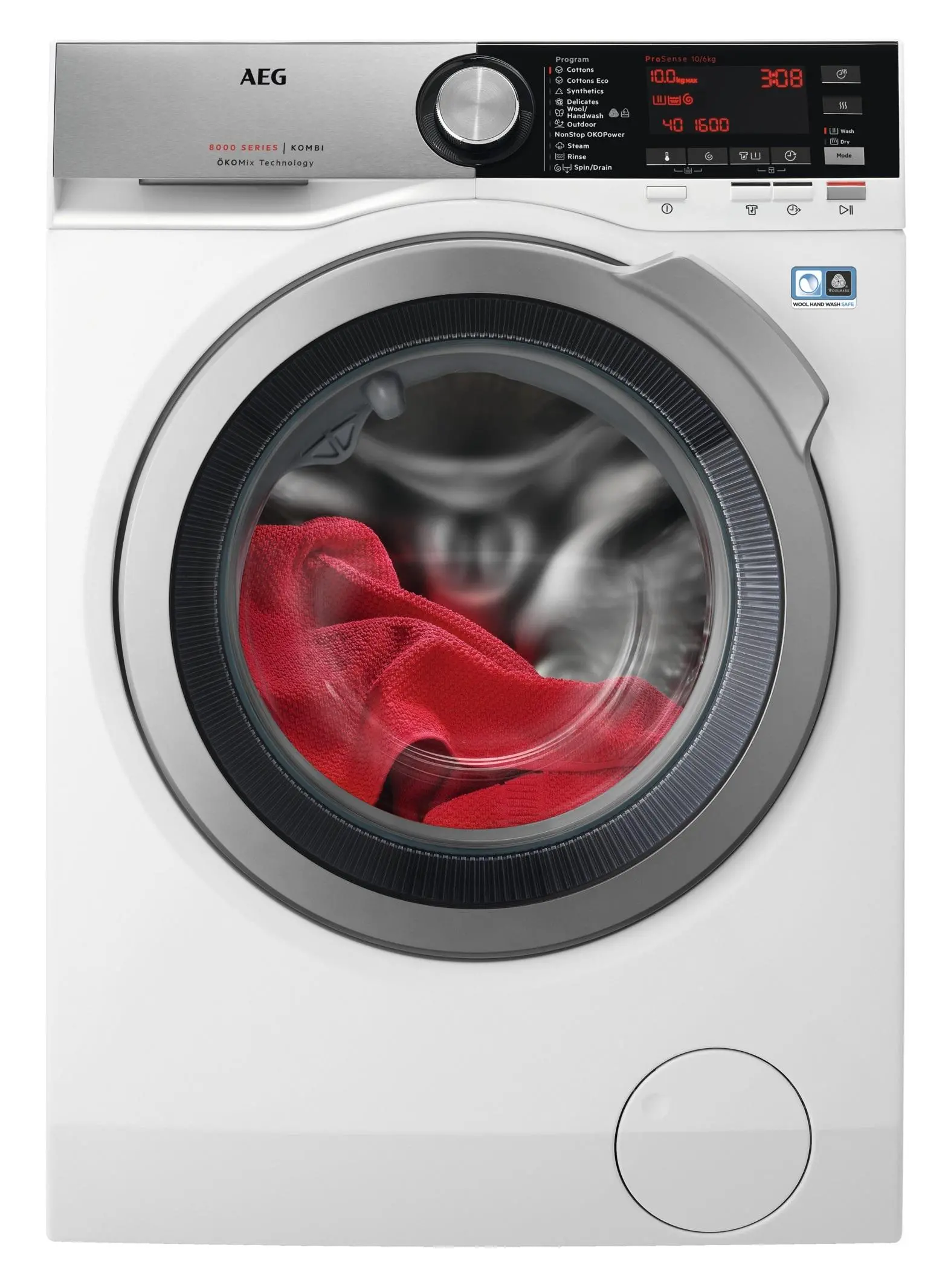 Pralko-suszarka AEG L8WBC61S 63,1cm 10kg/6kg