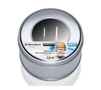 Kabel głośnikowy Oehlbach Crystal Wire T15/1000 2x1,5mm 10m