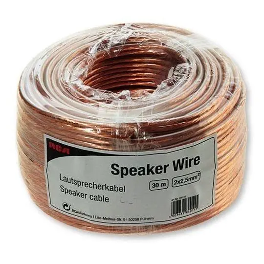 Kabel głośnikowy RCA 84011 2x2,5mm 30m