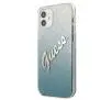 Etui Guess Glitter Gradient GUHCP12SPCUGLSBL do iPhone 12 mini Niebieski