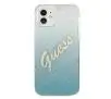 Etui Guess Glitter Gradient GUHCP12SPCUGLSBL do iPhone 12 mini Niebieski