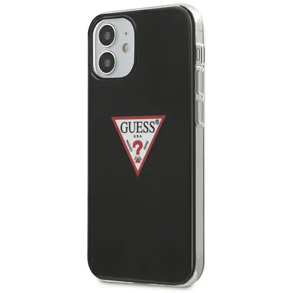 Etui Guess Triangle GUHCP12SPCUCTLBK do iPhone 12 mini Czarny