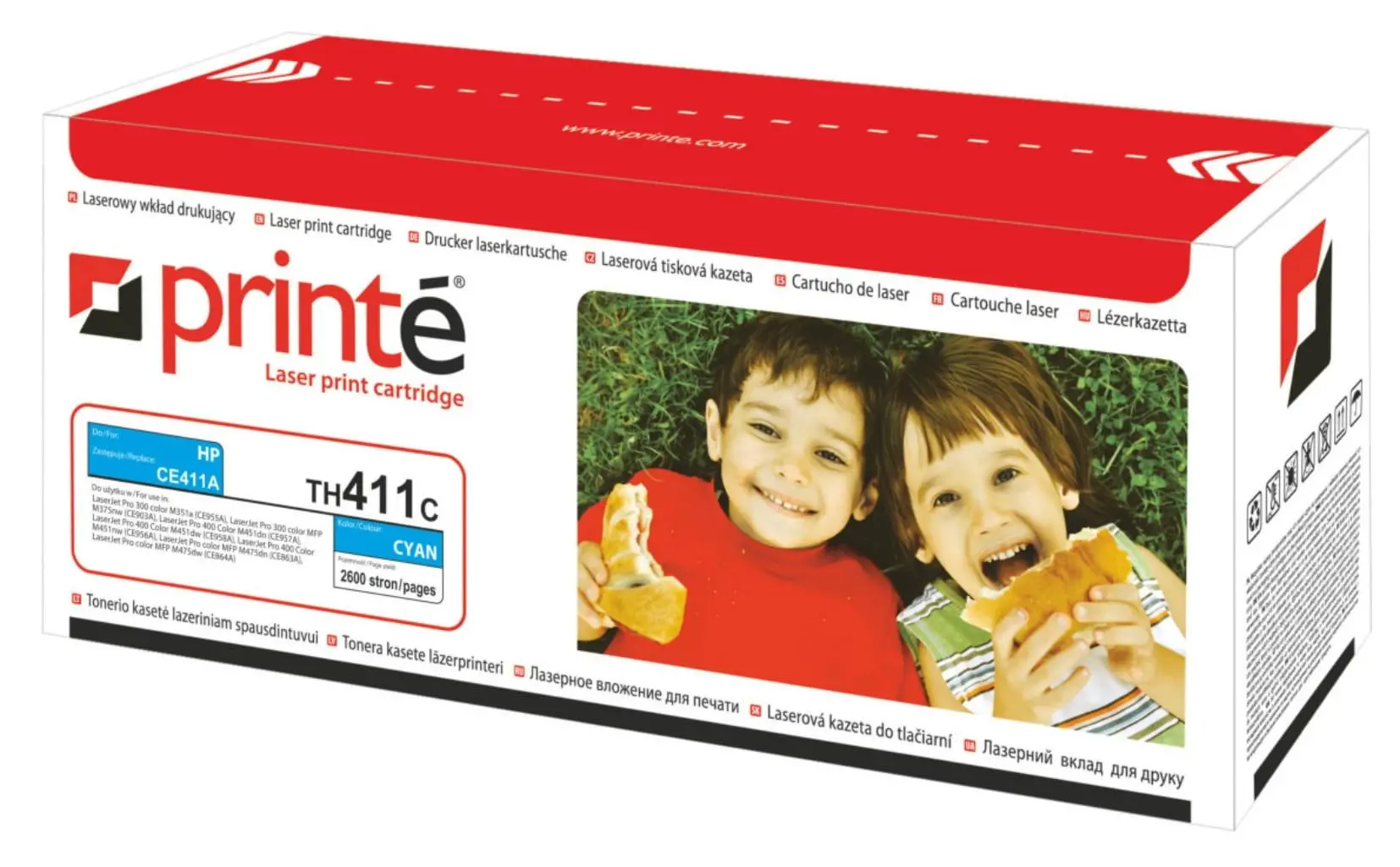 Toner Printe TH411C (zamiennik CE411A nr 305A) Błękitny