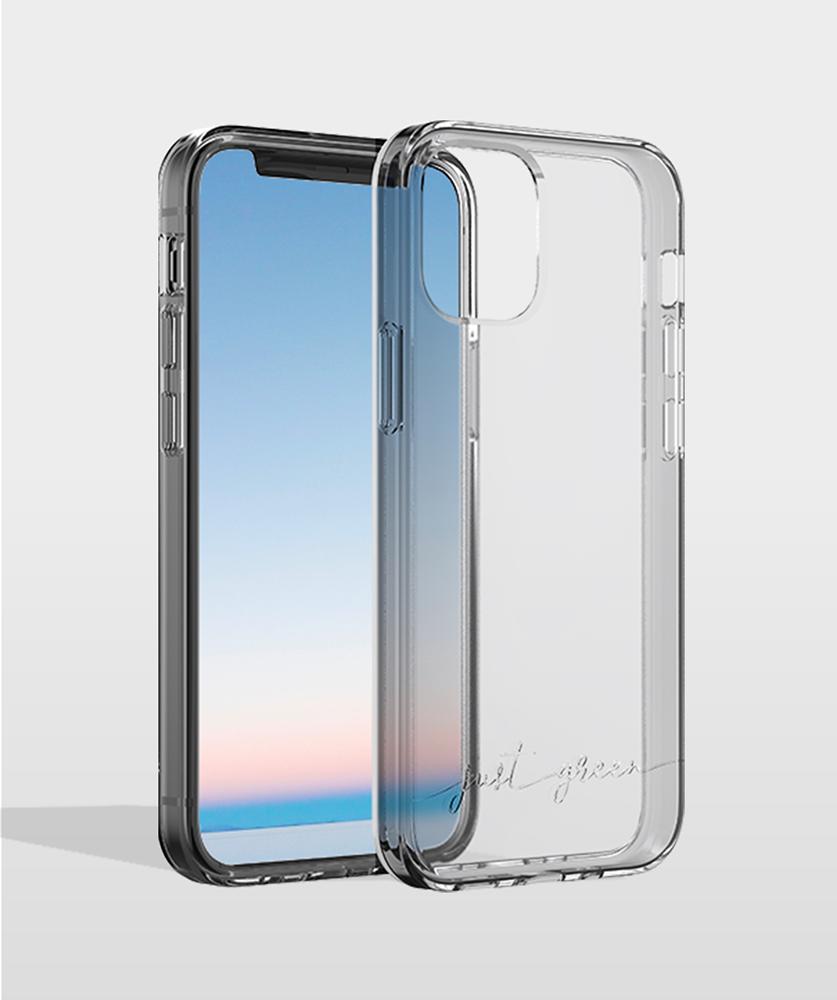 Etui Just Green Recyclable Case do iPhone 12 mini Przeźroczysty