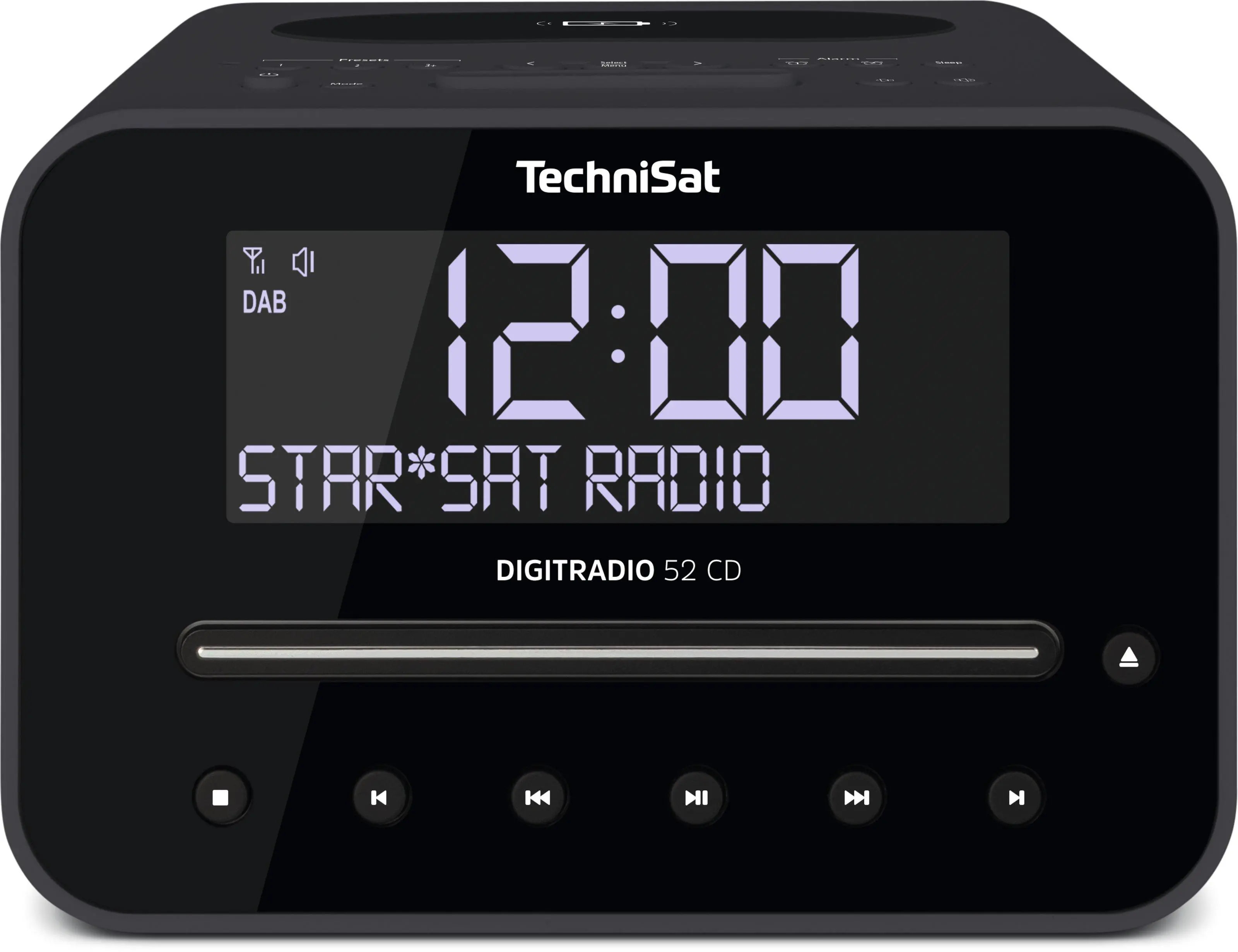 Radiobudzik TechniSat DigitRadio 52 CD Czarny