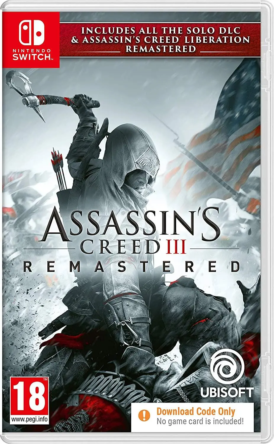 Assassins Creed III Remastered + Liberation Remastered (Code in Box) Gra na Nintendo Switch