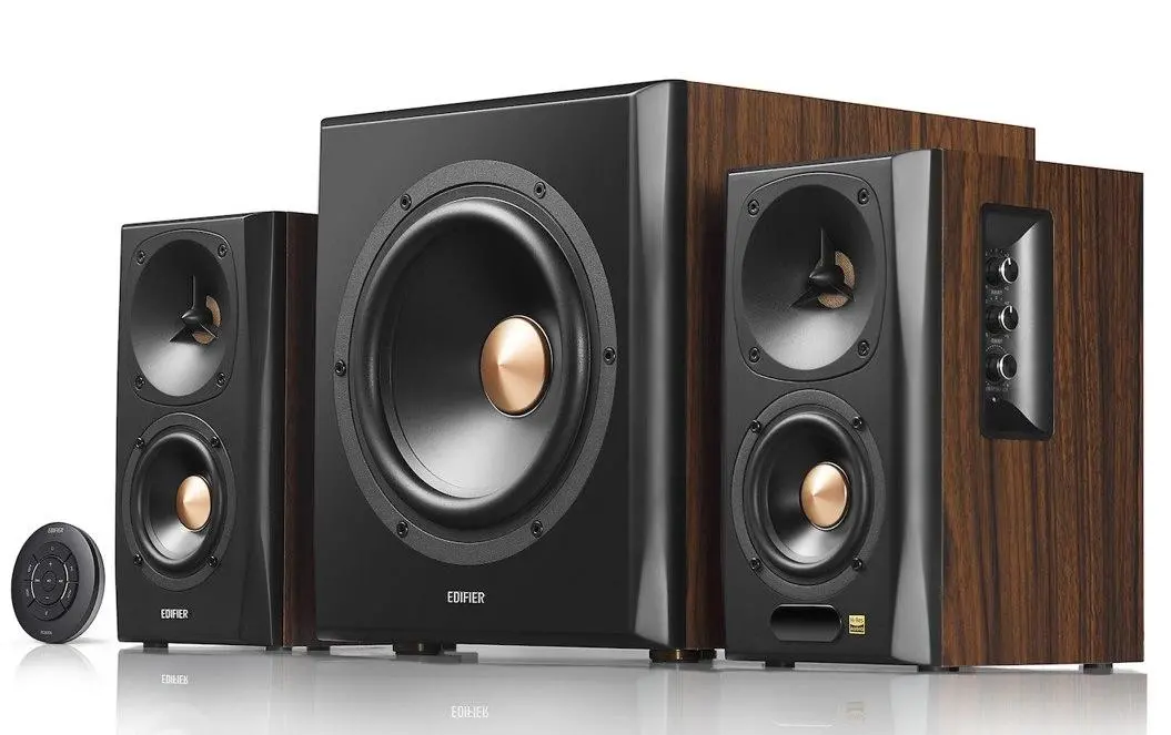 Głośniki Edifier S360DB Czarno-brązowy